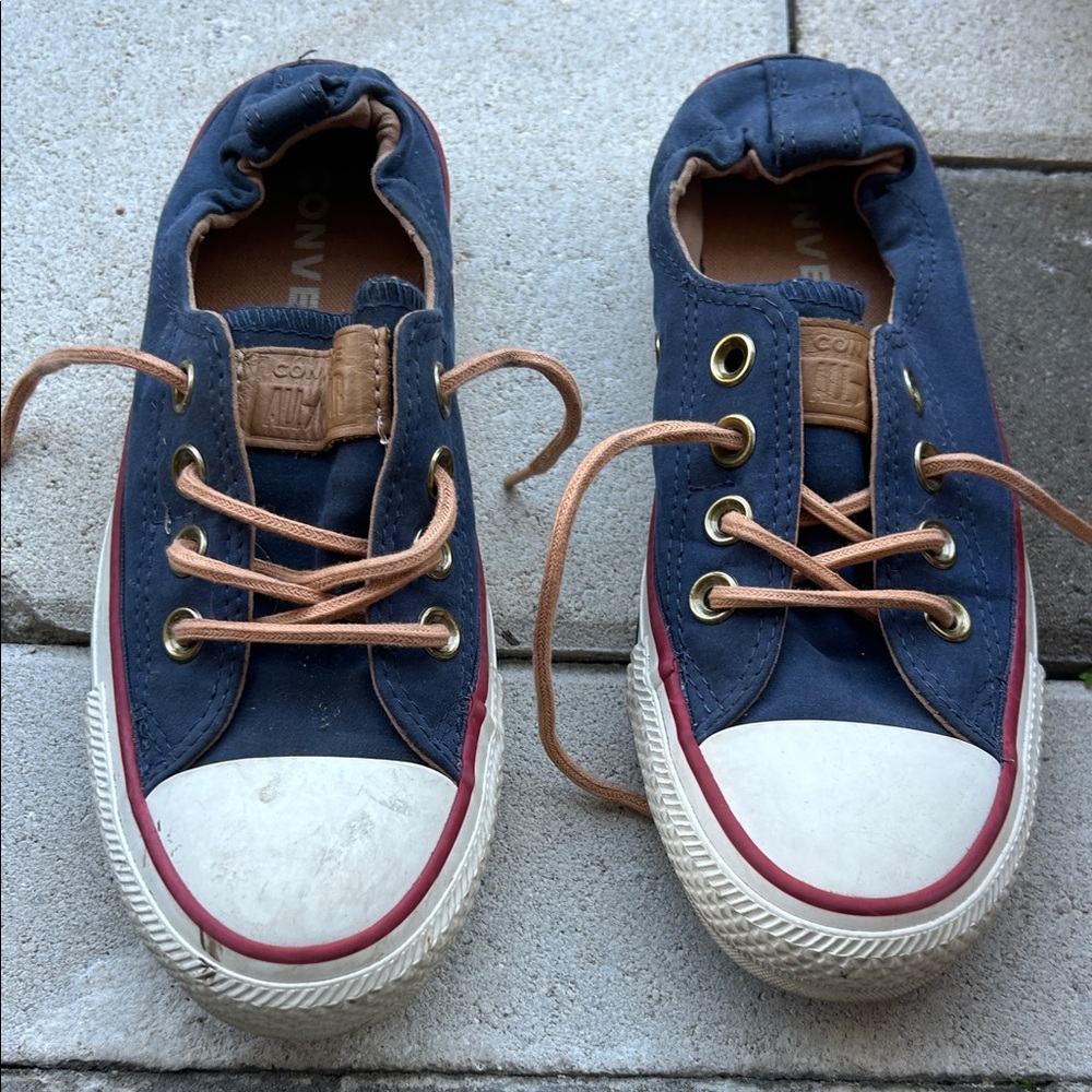 Converse Kids Navy and White Sneakers